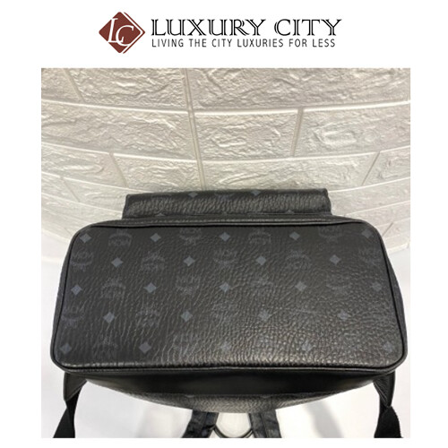 [Luxury City] Preloved Mcm Backpack L Size