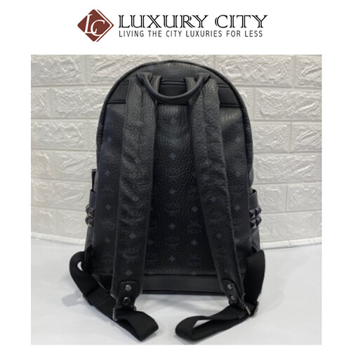 [Luxury City] Preloved Mcm Backpack L Size