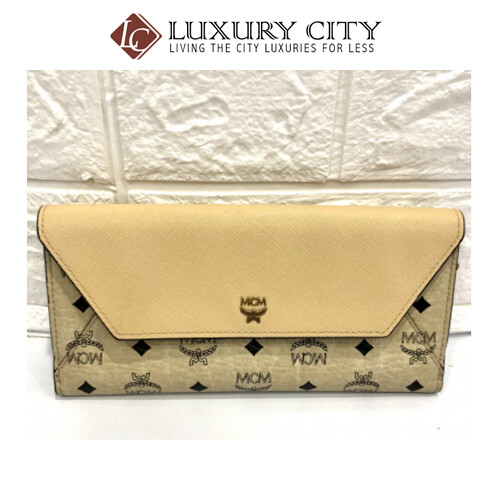 [Luxury City] Preloved MCM Long Wallet (kept never use)