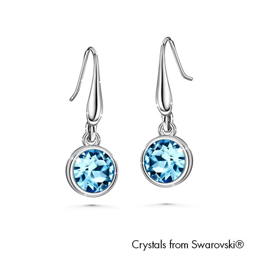 LUSH Solitaire Birthstone Hook Earring (Available in 12 Colours)