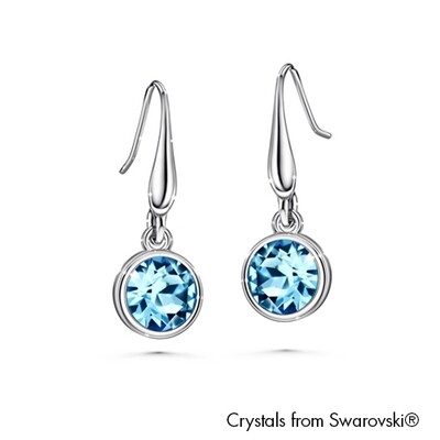 LUSH Solitaire Birthstone Hook Earring (Available in 12 Colours)