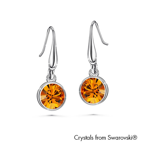 LUSH Solitaire Birthstone Hook Earring (Available in 12 Colours)
