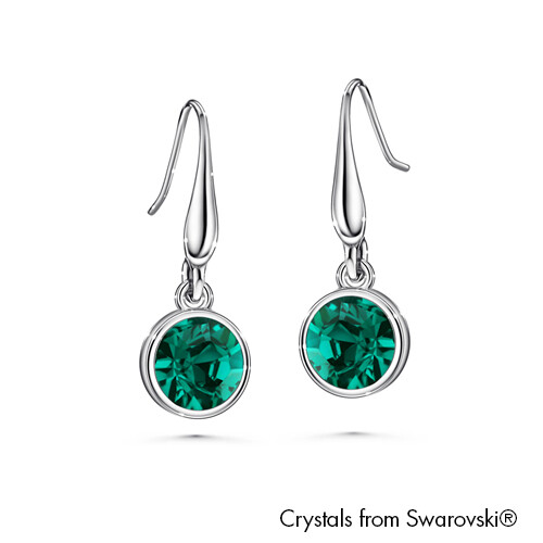 LUSH Solitaire Birthstone Hook Earring (Available in 12 Colours)