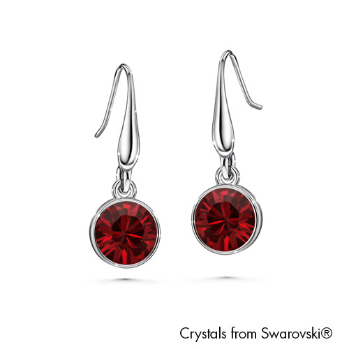 LUSH Solitaire Birthstone Hook Earring (Available in 12 Colours)