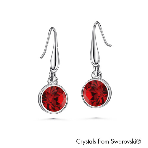 LUSH Solitaire Birthstone Hook Earring (Available in 12 Colours)