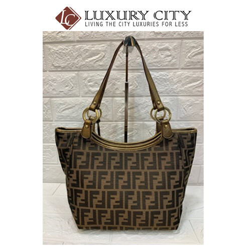 [Luxury City] Preloved Authentic Fendi Chef Small Shopper Tote