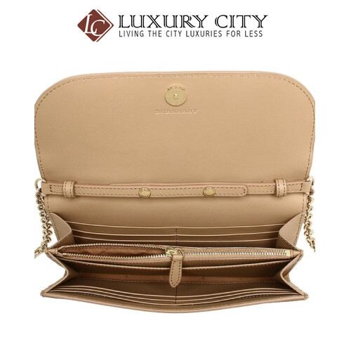 [Luxury City] Burberry Haymarket Check Chain Light Brown Burberry-4060979