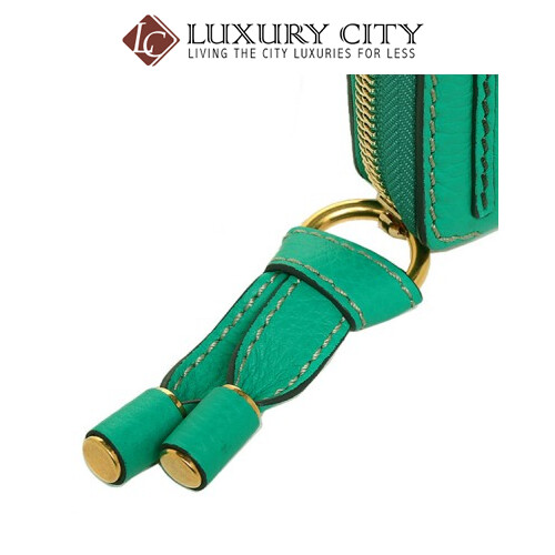 [Luxury City] Chloe&#39; Wallet Marcie Long Zip 3P0571 Jade Green