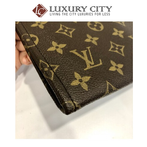 [Luxury City] Preloved Vintage Louis Vuitton Monogram Clutch Bag