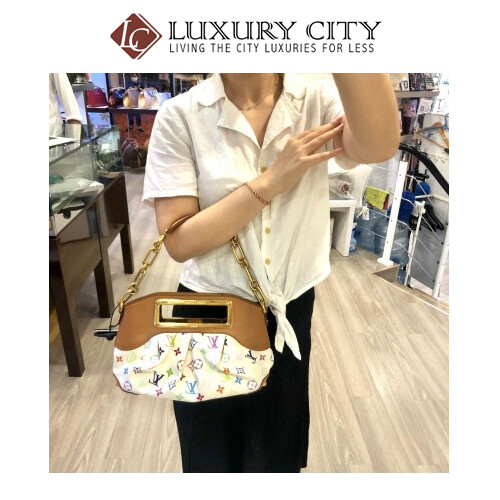 Preloved Louis Vuitton Multicolore Monogram 2 Ways Carry Bag