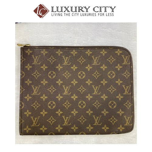 [Luxury City] Preloved Vintage Louis Vuitton Monogram Clutch Bag