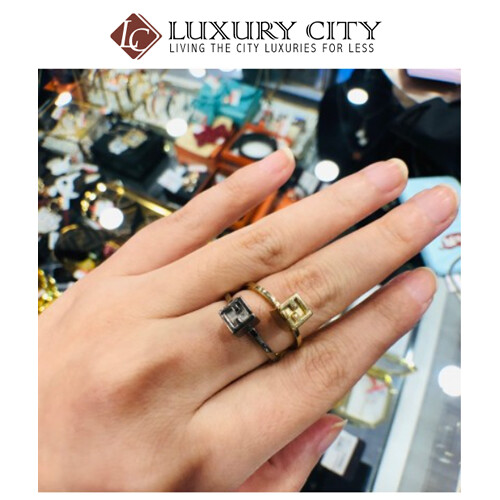 [Luxury City] Preloved Fendi Double Ring Set