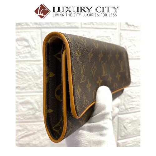 [Luxury City] Preloved Vintage Louis Vuitton Twin Pochette Crossbody Bag