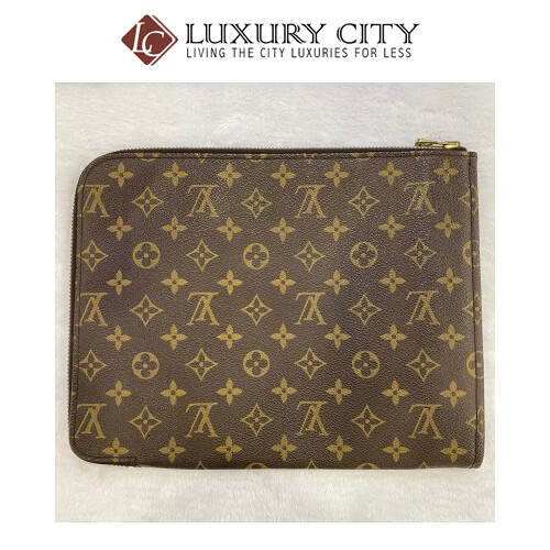 [Luxury City] Preloved Vintage Louis Vuitton Monogram Clutch Bag
