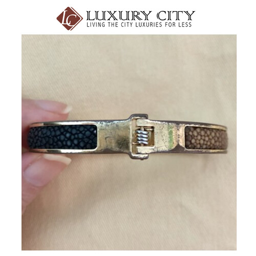 [Luxury City] Preloved Used Fendi Bracelet The Fendiasta Gold Plated