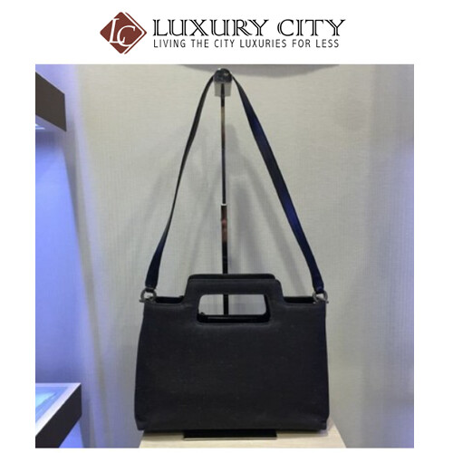 [Luxury City] Preloved Authentic Ferragamo Fabric Shoulder Handcarry Small Bag