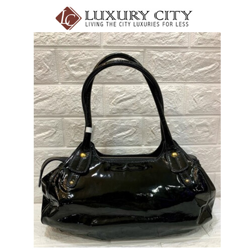 [Luxury City] Preloved Authentic Salvatore Ferragamo Black Handbag