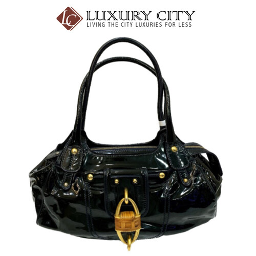 [Luxury City] Preloved Authentic Salvatore Ferragamo Black Handbag