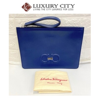 [Luxury City] Preloved Authentic Salvatore Ferragamo Clutch