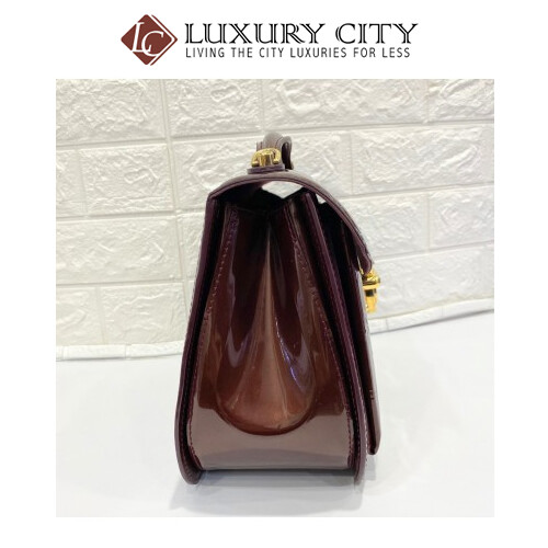 Preloved Louis Vuitton Miranda Handle Patent Leather Bag