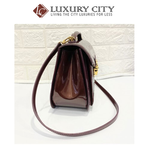 Preloved Louis Vuitton Miranda Handle Patent Leather Bag