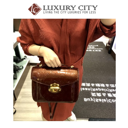 Preloved Louis Vuitton Miranda Handle Patent Leather Bag