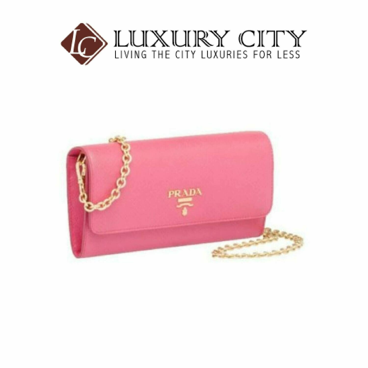 [Luxury City] Prada Saffiano Vernice Saffiano Plain Long Wallet Prada- 1DH002