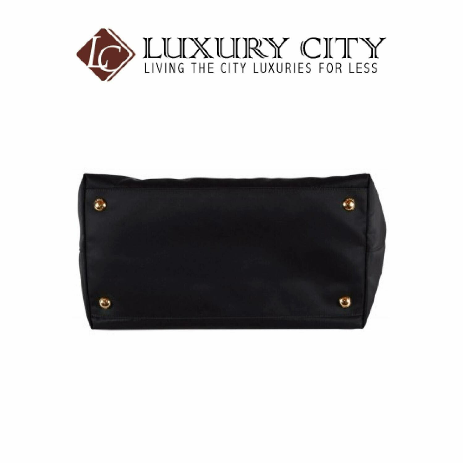 [Luxury City] Prada Borsa A Mano Black Nylon 2-Way Zip Purse Handbag Bag Prada-1BA278