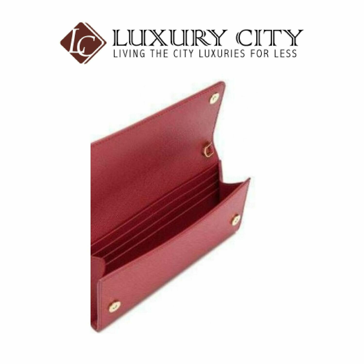 [Luxury City] Prada Saffiano Vernice Saffiano Plain Long Wallet Prada- 1DH002
