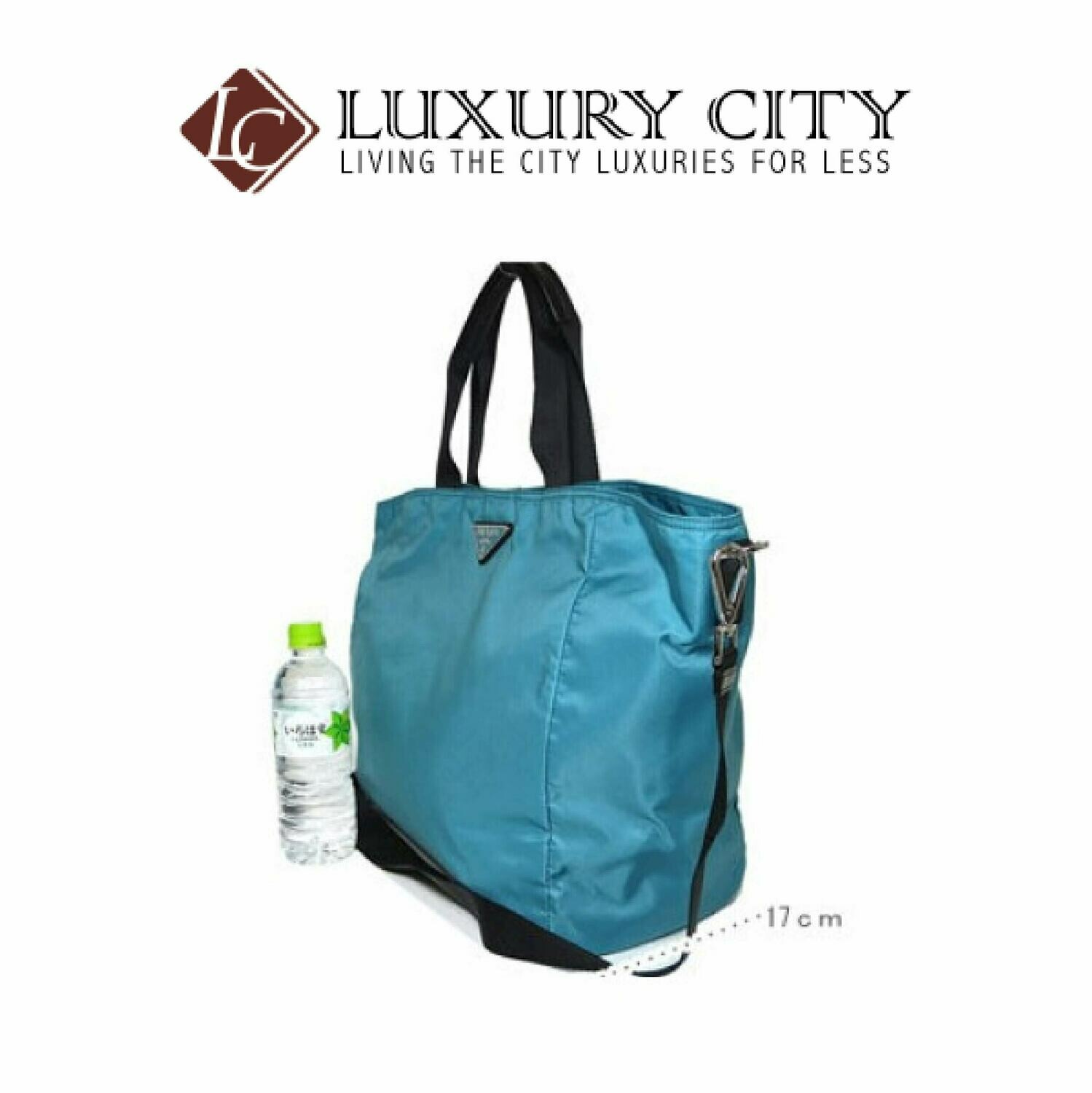 [Luxury City] Prada Nylon Shoulder Bag BR4051 (Light Blue)