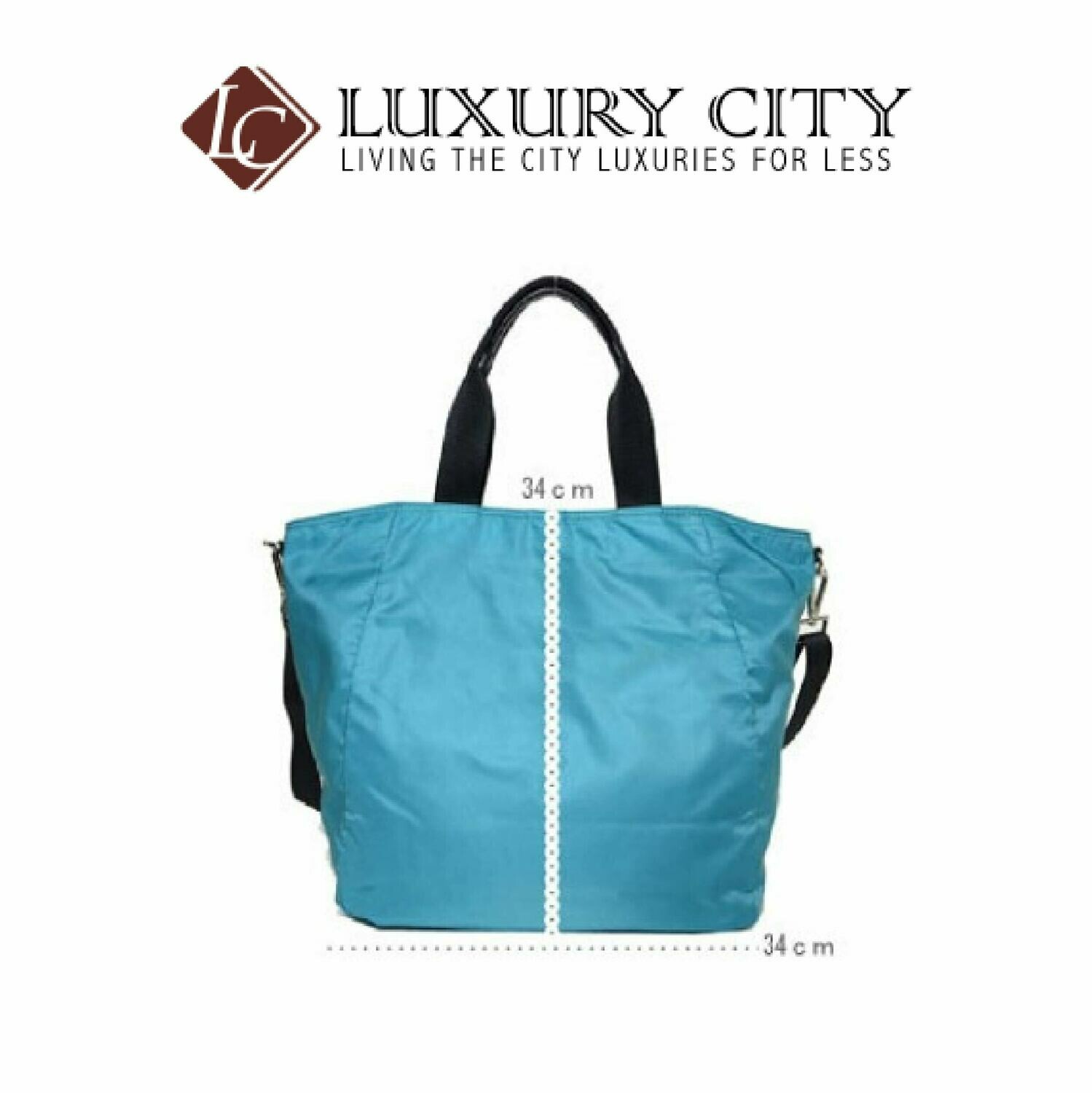 [Luxury City] Prada Nylon Shoulder Bag BR4051 (Light Blue)