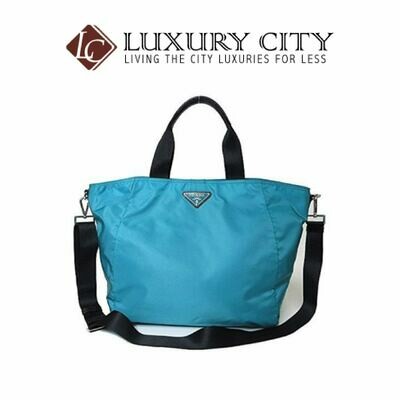 [Luxury City] Prada Nylon Shoulder Bag BR4051 (Light Blue)