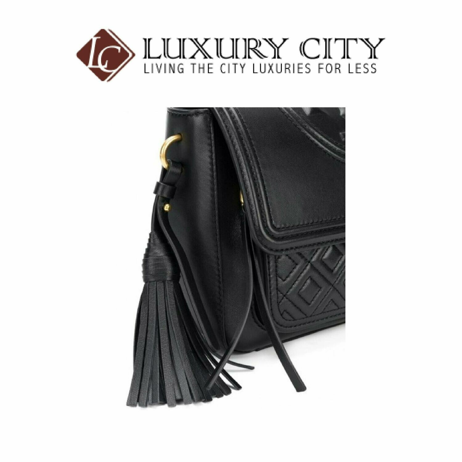 [Luxury City] Tory Burch Fleming Satchel Black Toryburch - 45174