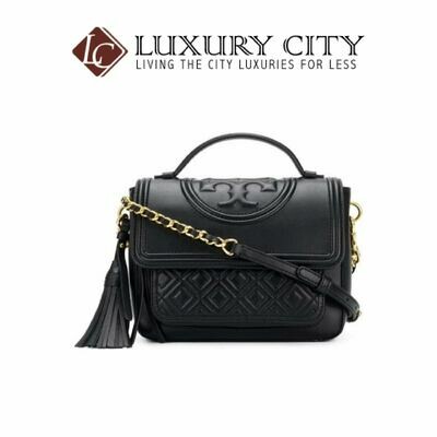 [Luxury City] Tory Burch Fleming Satchel Black Toryburch - 45174