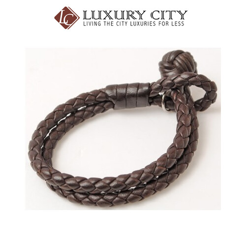 [Luxury City] Bottega Veneta Espresso Intrecciato Nappa Bracelet