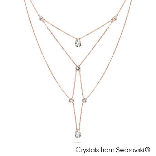 LUSH Cobweb Rose Gold Plated Necklace