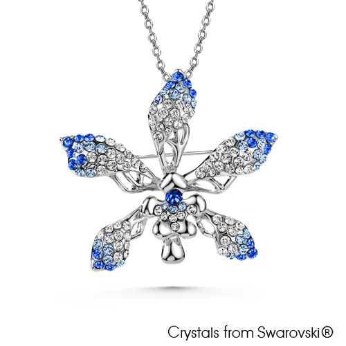 LUSH Cattleya Necklace Brooch