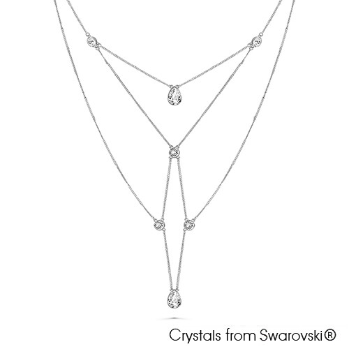LUSH Cobweb Pure Rhodium Plated Necklace
