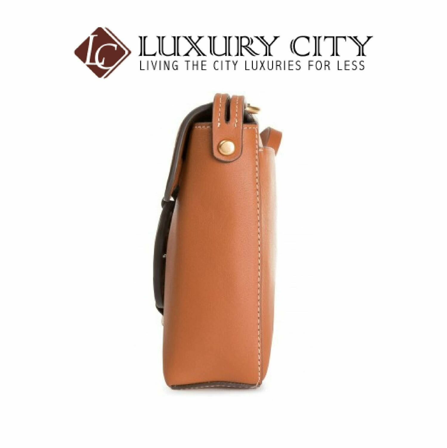 [Luxury City] Tory Burch Miller Crossbody Bag Brown Tory Burch- 55185