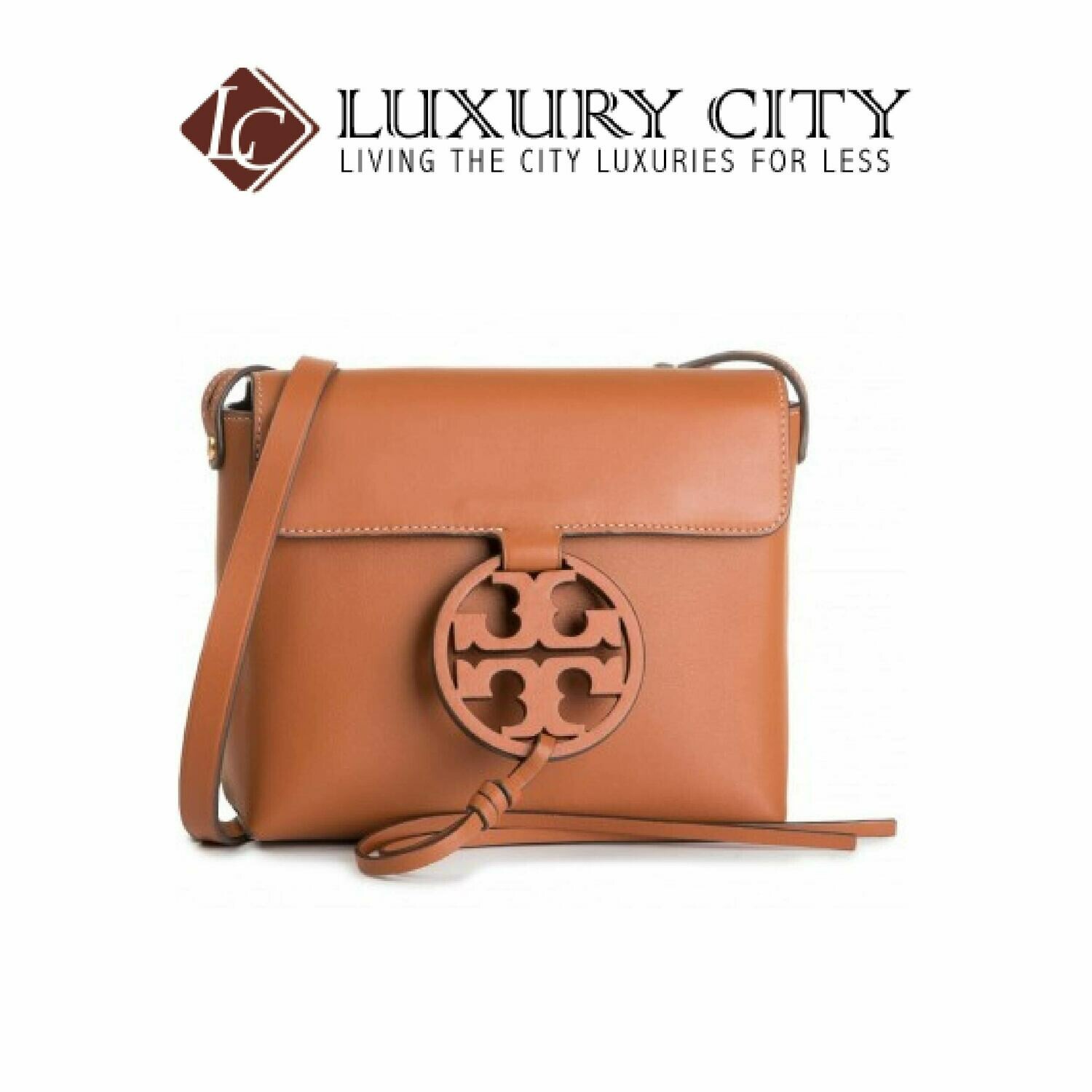 [Luxury City] Tory Burch Miller Crossbody Bag Brown Tory Burch- 55185