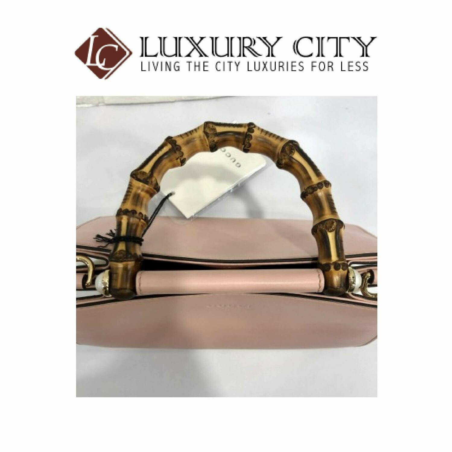 [Luxury City] Gucci Bamboo With Peal 2 Ways Carry Bag
