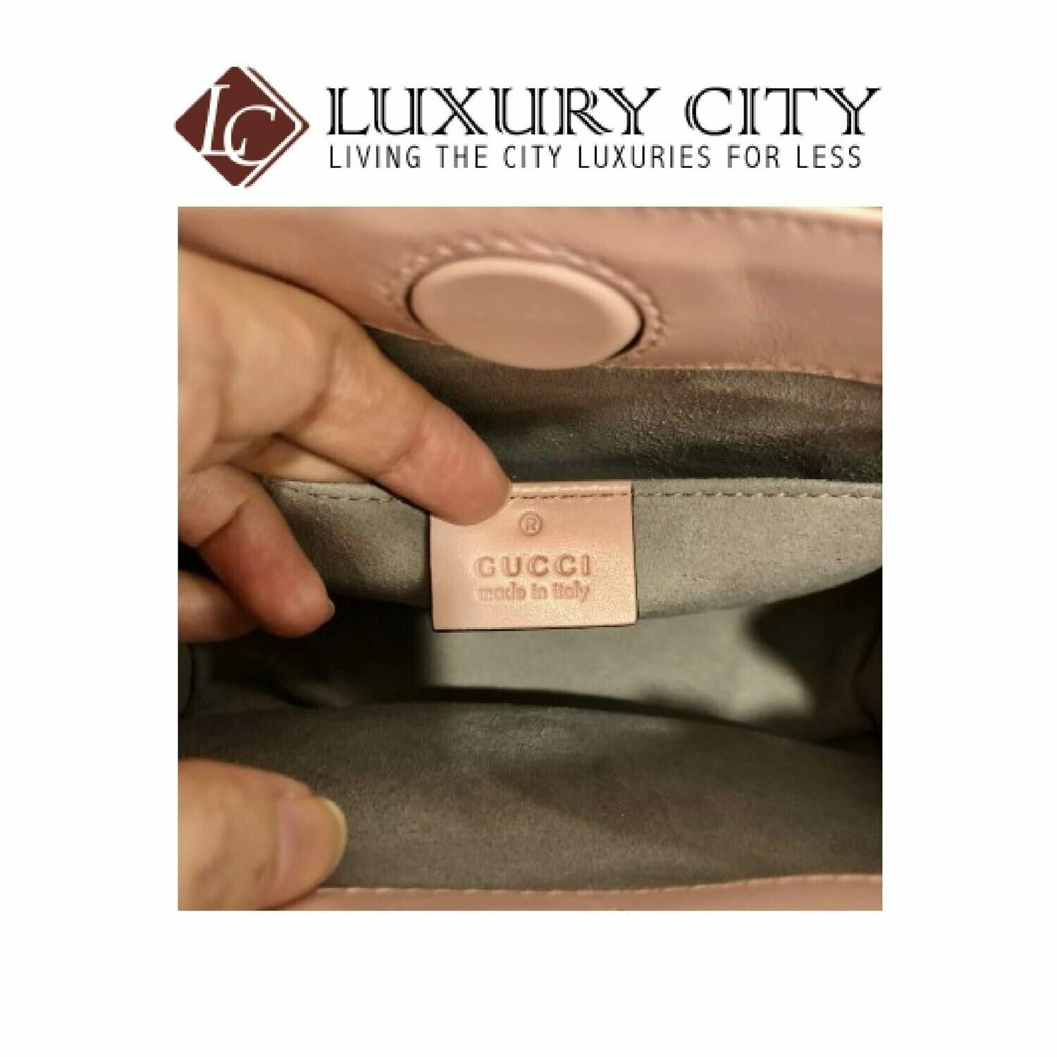 [Luxury City] Gucci Bamboo With Peal 2 Ways Carry Bag