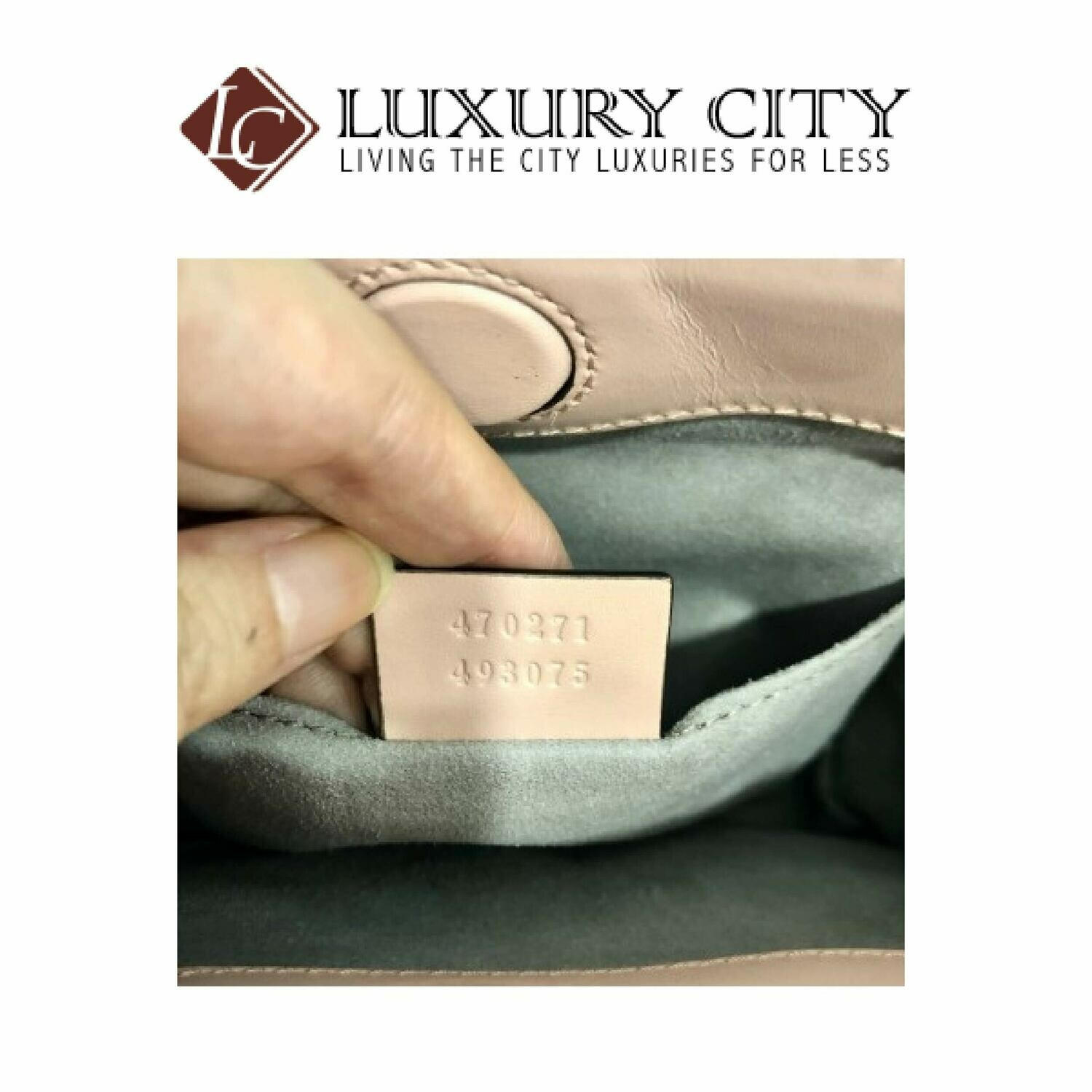 [Luxury City] Gucci Bamboo With Peal 2 Ways Carry Bag