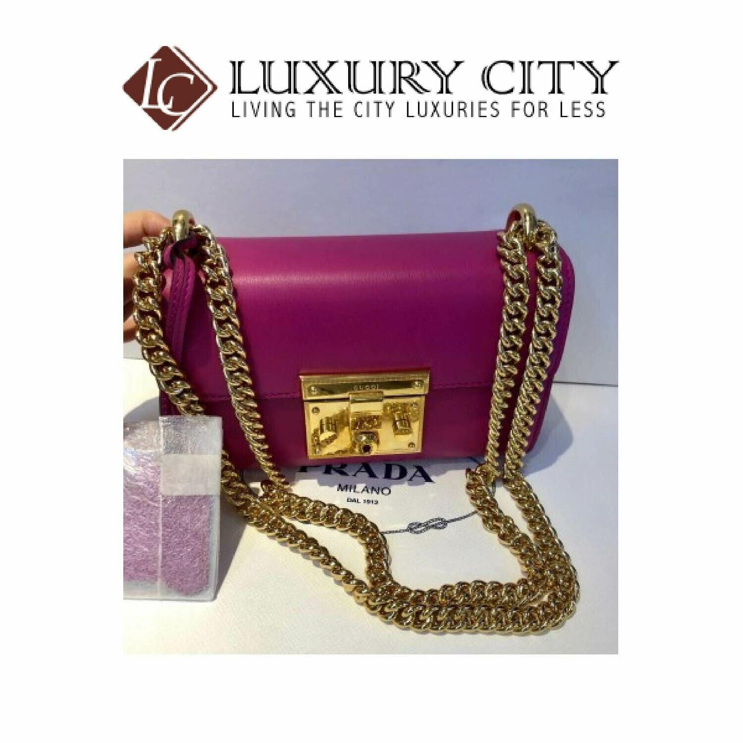 [Luxury City] Gucci Padlock Sling Bag