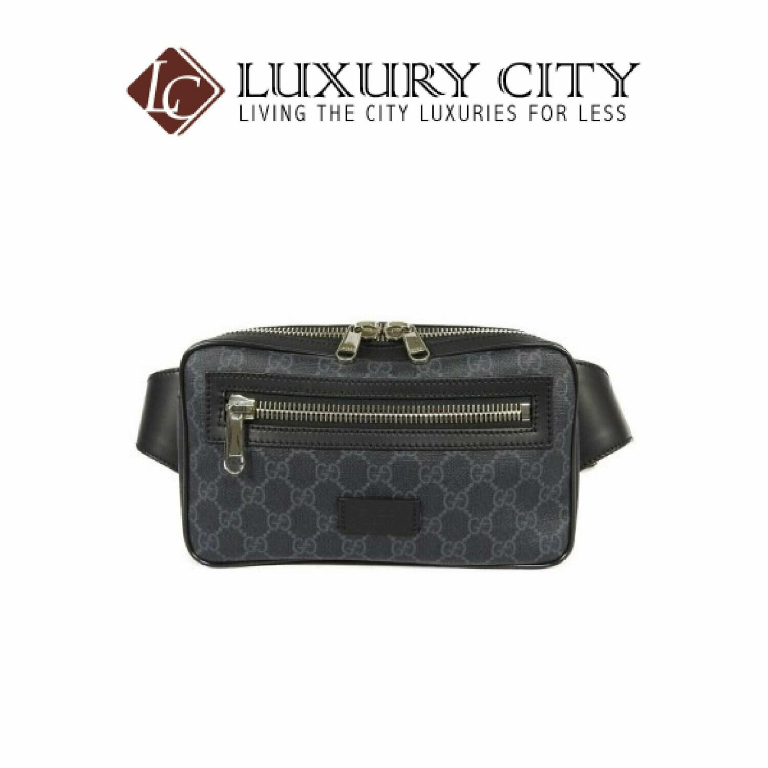 [Luxury City] Gucci GG Black Belt Bag Gucci-474293