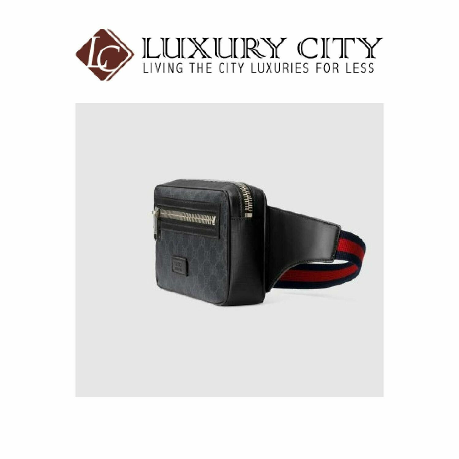 [Luxury City] Gucci GG Black Belt Bag Gucci-474293