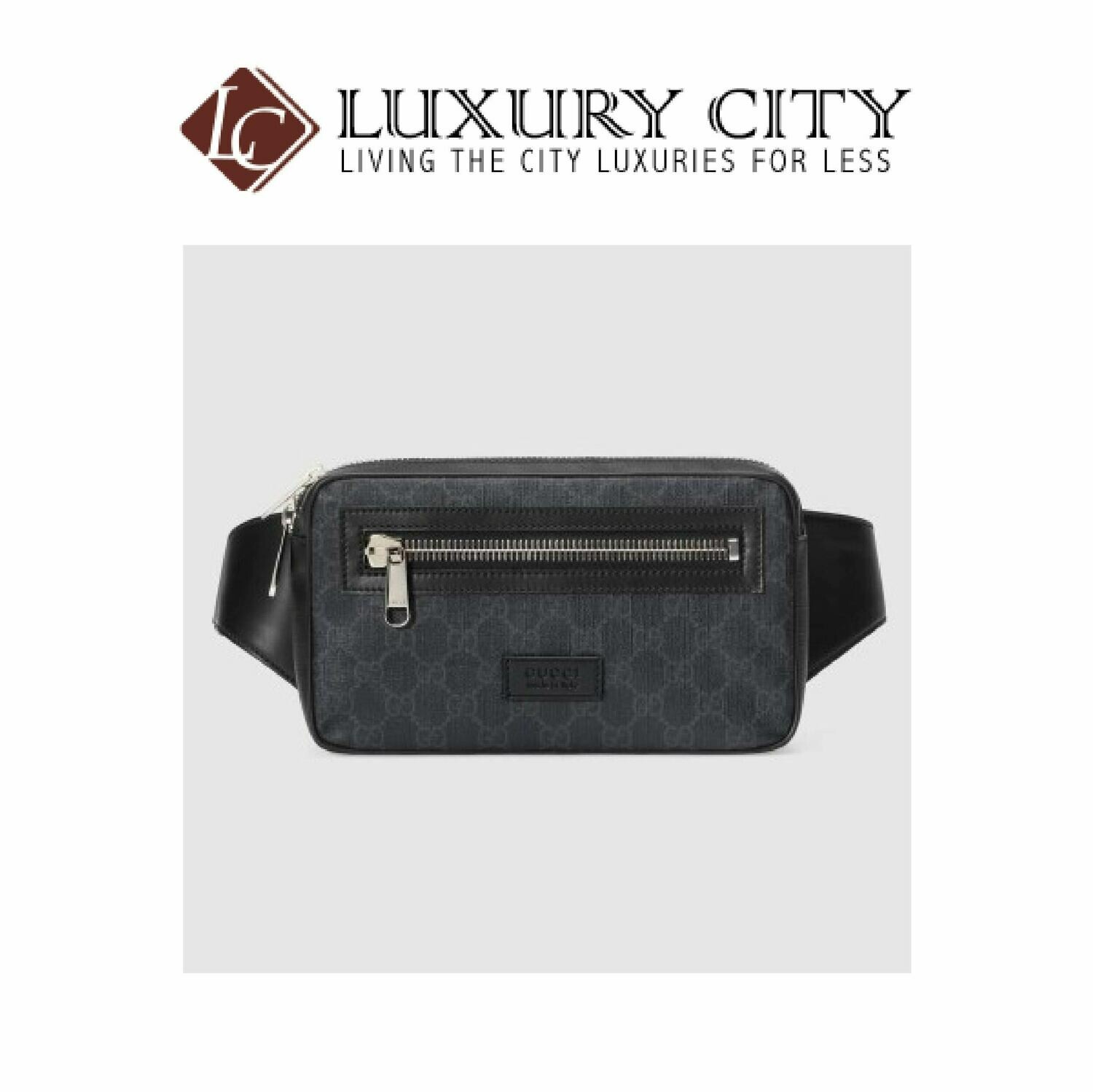 [Luxury City] Gucci GG Black Belt Bag Gucci-474293