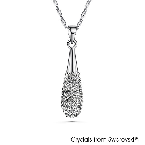 LUSH Galilea Pure Rhodium Plated Necklace