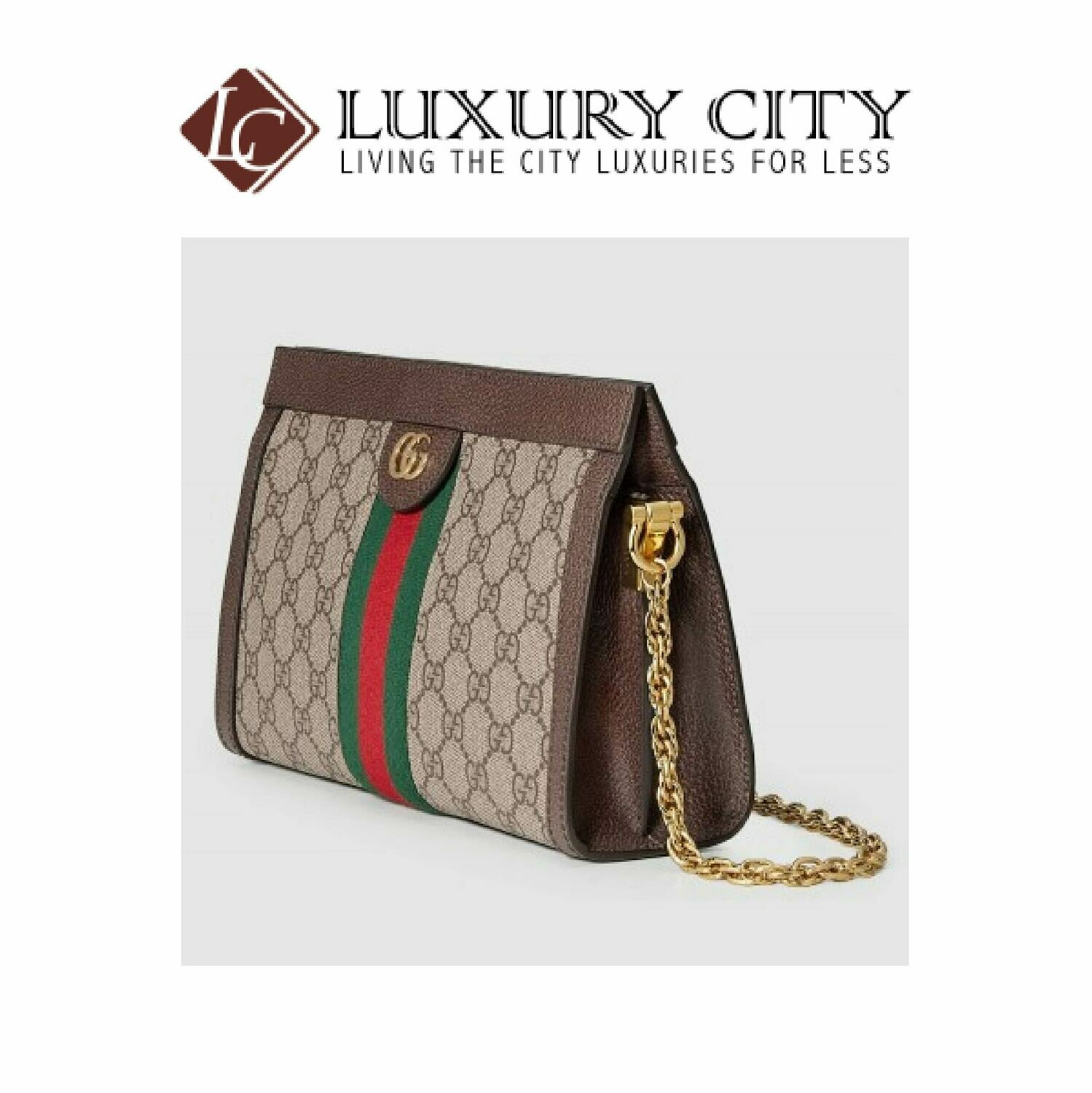 [Luxury City] Gucci Ophidia GG Small Shoulder Bag Light Brown/Sand Gucci- 503877
