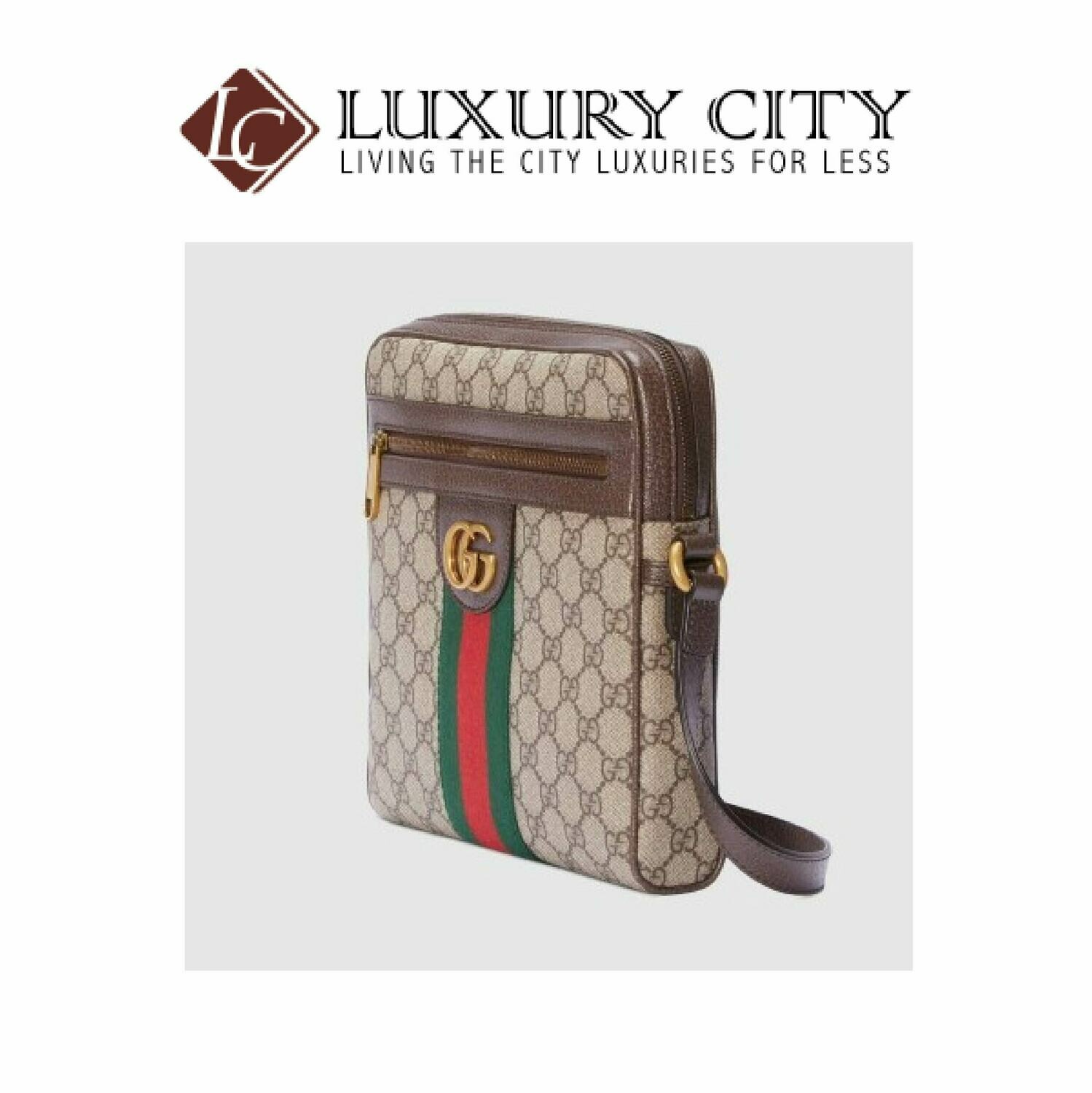 [Luxury City] Gucci Ophidia GG Small Messenger Bag Light Brown/Sand Gucci- 547926